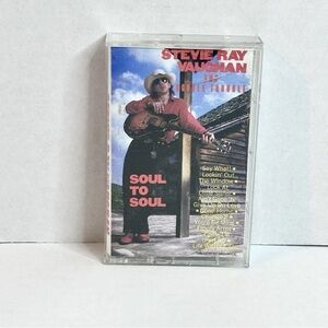 Stevie Ray Vaughan & Double Trouble Soul To Soul Cassette Tape 1985 Epic Records